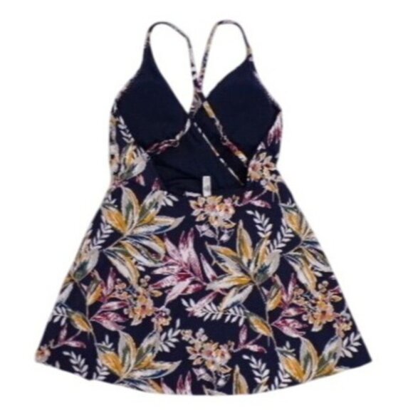 Anne Cole Women's Floral Swimsuit, Navy, Size 8, Adjustable Straps, NWT. - Picture 3 of 8